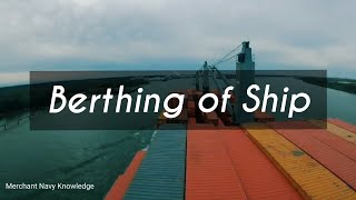 Berthing of Ship | Timelapse | Critical restricted waters #berthing #unberthing #merchantnavy #ships