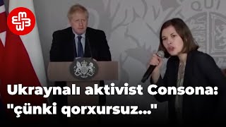 Ukraynalı aktivist Consona: \