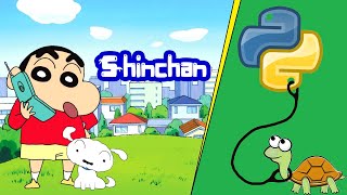 Shinchan Drawing in Python