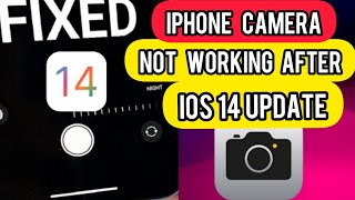 Fix iOS 14 Camera Not Working/Black Screen on iPhone 7/7Plus/8/X/11/11 Pro Latest 2020