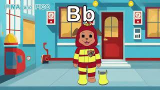 🚒 Learn ABC Firetruck Song 🎵 Fun Alphabet Phonics Song! Firefighter Preschool Video 🔥👩‍🚒 Educational