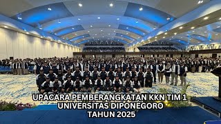 Upacara Pemberangkatan KKN Tim 1 UNDIP Tahun 2025