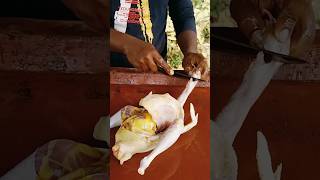 Chicken cutting shorts 🐔🍗🔪 #chickencutting #shortvideo #food @kisku chicken shop