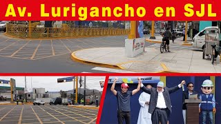 Inauguración de la Av.  Lurigancho en SJL