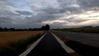 Radweg  L 586 von Sendenhorst - Albersloh , 5:30 Uhr