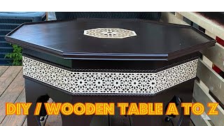 How To Make A Wooden Table  / build an Octagon Table