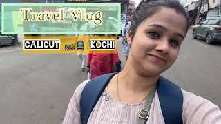 *TRAVEL VLOG🚂*||CALICUT ↔️ KOCHI ||GURUVAYOOR || CHOTTANIKKARA||Nandithakpradeep