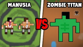 10.000+ MANUSIA VS 1000 ZOMBIE TITAN, SIAPA YANG AKAN MENANG? - Worldbox Indonesia #halloween