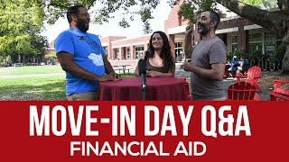 Move-in Day Q&A: Financial Aid