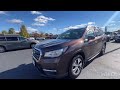 carfive brown 2021 subaru ascent premium suv awd gasoline 8 passenger.