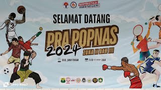 SEMIFINAL BASKET PUTRA PRAPOPNAS 2024 ZONA 2- JAWA BARAT VS LAMPUNG