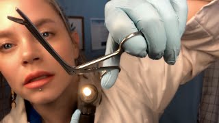 ASMR Ear Cleaning 👂 Your Ears are Clogged!! | Ear Pick, Water, Otoscope, Hearing Tests