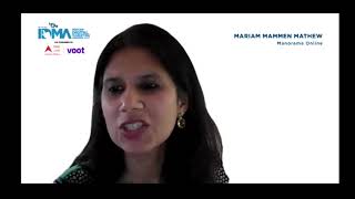 Mariam Mammen Mathew, Chief Executive Officer, Manorama Online at IDMA 2021