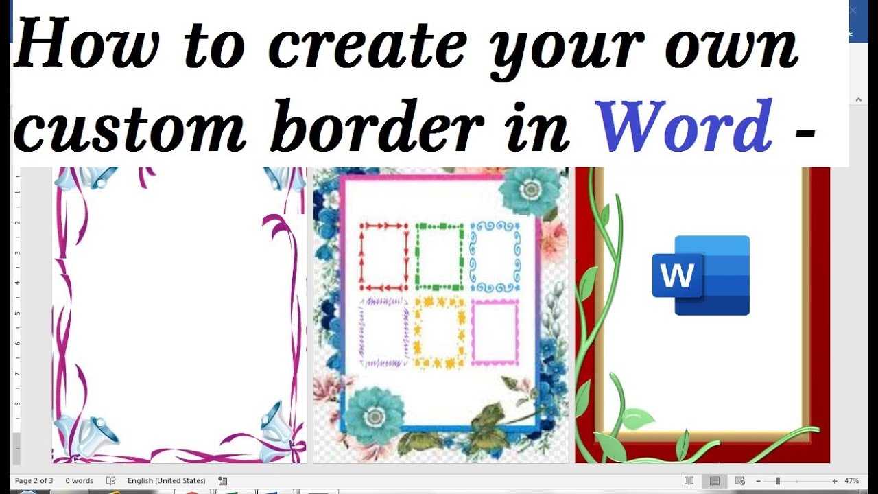 How To Add Custom Borders In Word Infoupdate Org How To Add Custom Borders In Word Infoupdate Org