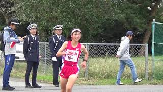 2018 東総支部駅伝　女子の部1区　折り返し