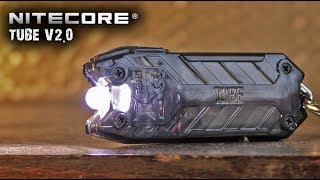 Самый маленький  Наключный фонарь Nitecore TUBE V2.0