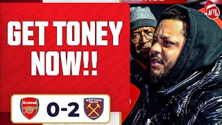 GET TONEY NOW!! (Troopz Rant) | Arsenal 0-2 West Ham