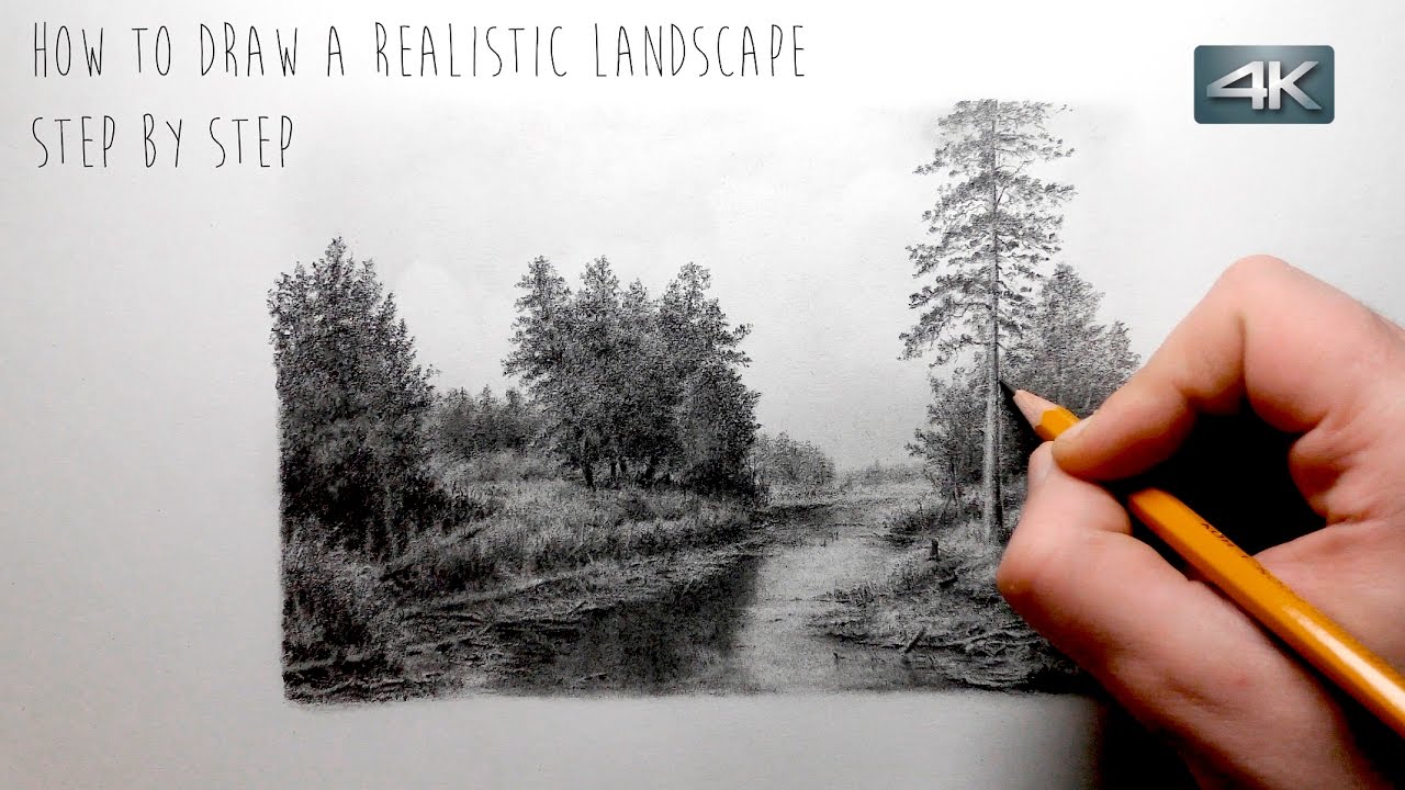 How To Draw A Realistic Landscape Infoupdate Org