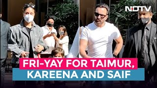 Kareena Kapoor And Saif Ali Khan's Well-Spent Friday With Taimur