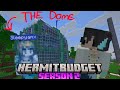 Mining and building THE DOME || Hermitbudget EP.2 