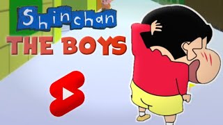 SHINCHAN THE BOYS MEME PART 2 । FUNNY #shorts #theboys #shinchan #viral #meme