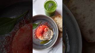 замороженные помидоры и буррата #готовимдома #рецепты #асмр #еда #готовка