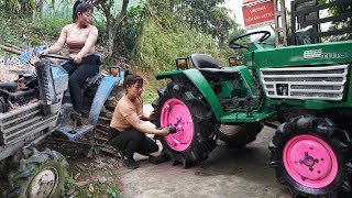 Genius Girl _ Repair and restore agricultural machinery engines. Kubota tractor restoration - Part 2
