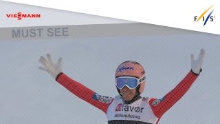 Stefan Kraft's new World Record - 253.5 - Vikersund - Ski Jumping - 2016/17