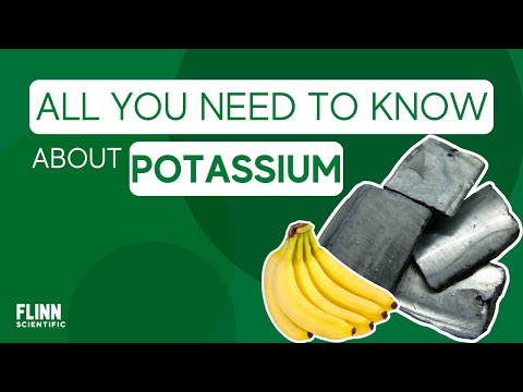 What is potassium commonly used for?
