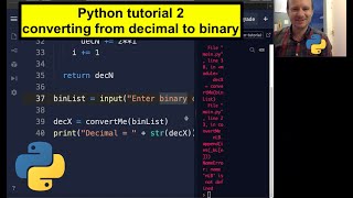Python Tutorial: converting binary numbers 2