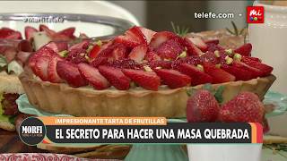 Tarta de frutillas con dulce de leche - Morfi