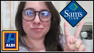 2 Store GROCERY HAUL | Massive Monthly Sam's and Aldi Haul!