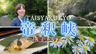 【散策】広島県の帝釈峡へ。上帝釈エリアを歩いてきました。遺跡・秋のお花、鍾乳洞、天然鮎を満喫♪