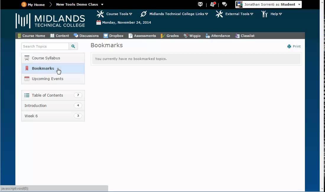 D2l Brightspace V10 4 Accessing Course Content Youtube