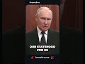 shocking message from russian leader betrayal and threat to homeland