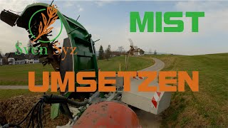 Mist umsetzen | Gujer TG 301 Kompostwender | Same Explorer 110