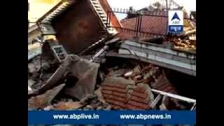 WATCH: A whole building crumbles due to earthquake in Nepal