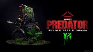 NECA Predator Jungle Tree Diorama (Part 2)| Vlog123