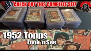 One of the greatest historic figure sets of all time! 1952 Topps Look 'n See !! I completed the set!