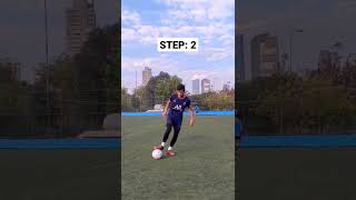 Neymar Roll Chop skill tutorial 🇧🇷🔥 #football #footballskills #soccer #viral #reels