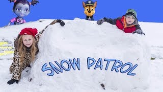 Assistant and BatBoy Snow Patrol Hunt For Paw Patrol Toys