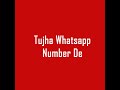 tujha whatsapp number de