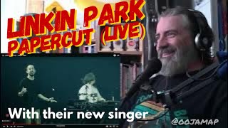 Linkin Park - Papercut Live with the new singer - Old Aussie reacts