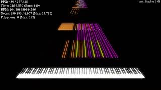 Black MIDI Rush E 4 (IMPOSSIBLE VERSION) | 1.7 million notes