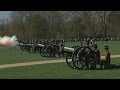 Queen's 89th birthday marked by royal gun salute