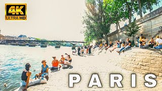 A Walk in Paris, 🇫🇷France 4K - 26°C Early Summer 2022