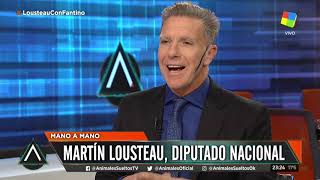 Martín Lousteau mano a mano con Fantino