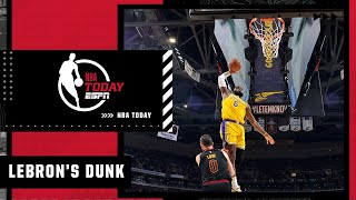 LeBron James with dunk of the year at age 37?! | NBA Today