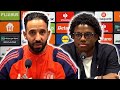 Ruben Amorim and Tyrell Malacia pre-match press conference | Manchester United v Viktoria Plzen