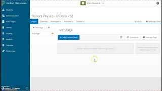 PowerSchool Learning 1: Creating Pages, Changing Name, Publishing Pages